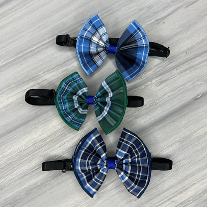 Blue Boy - Jumbo Bow Tie - 3 Large Bow Neckties