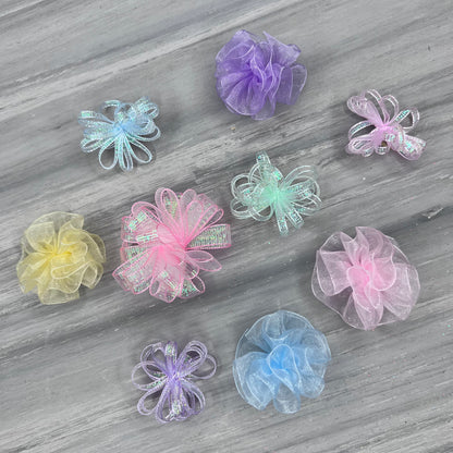 Pastel - Pixie and Puff Collection - 24 Medium Bows