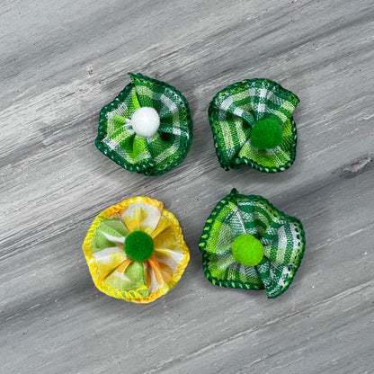 St. Patrick - Tiny Tedi Bows - 24 Tiny Bows